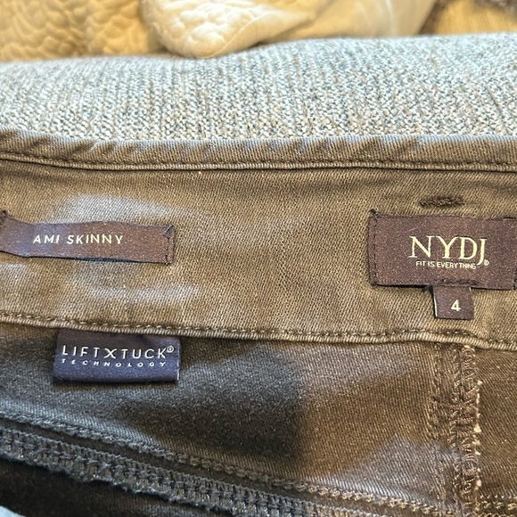 B7.17 NYDJ Ami High Rise Skinny Hollywood Jeans in Smokey Mountain Size 4 - Picture 5 of 9